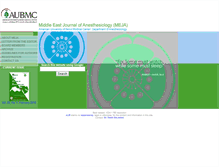 Tablet Screenshot of meja.aub.edu.lb